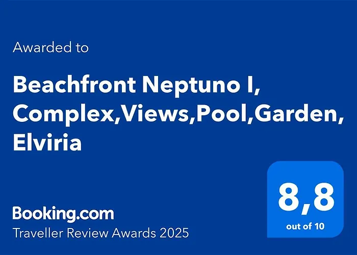 Apartmán Beachfront Neptuno I, Complex,views,pool,garden, Elviria