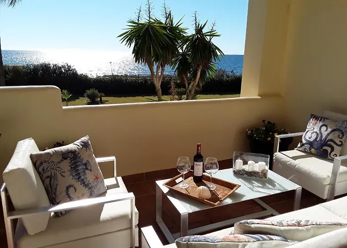 Beachfront Neptuno I, Complex,views,pool,garden, Elviria * Marbellac